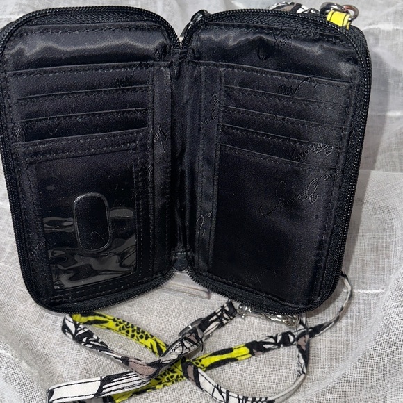 Vera Bradley Citron Pattern Crossbody Wallet All in One Crossbody Combo GUC - Picture 11 of 14
